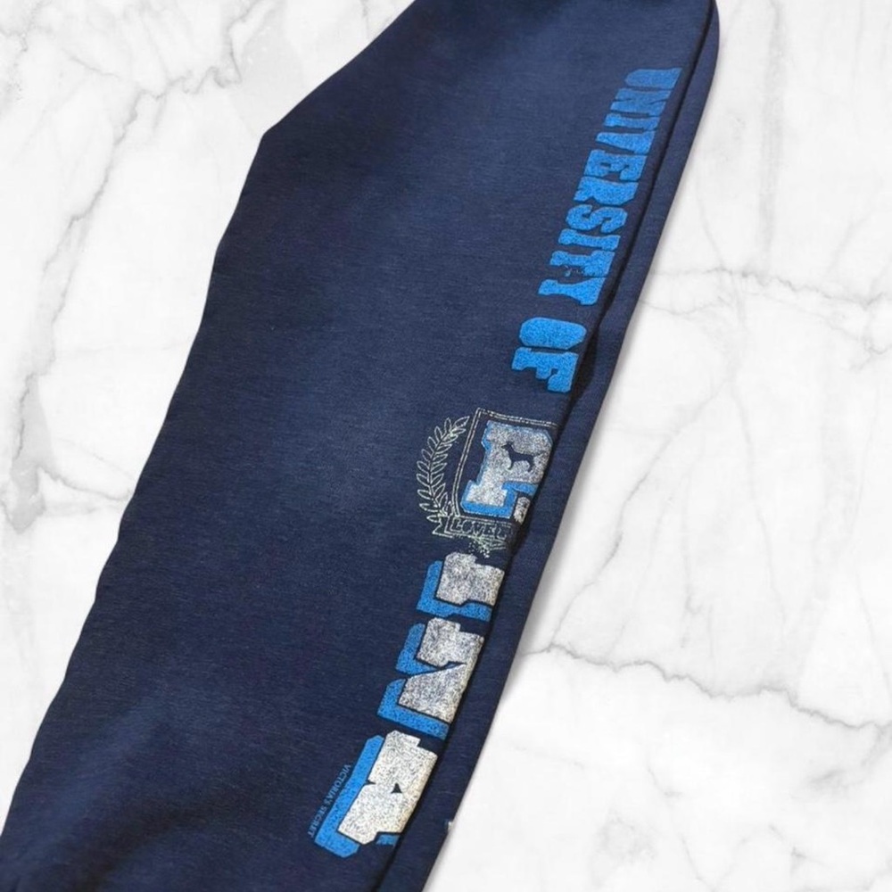 🦋VINTAGE, Circa 2009 Navy, “University of PINK” Drawstring Sweatpants 🦋
